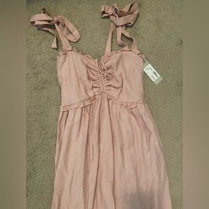 Blush pink maxi dress.  New with tags. Size small.